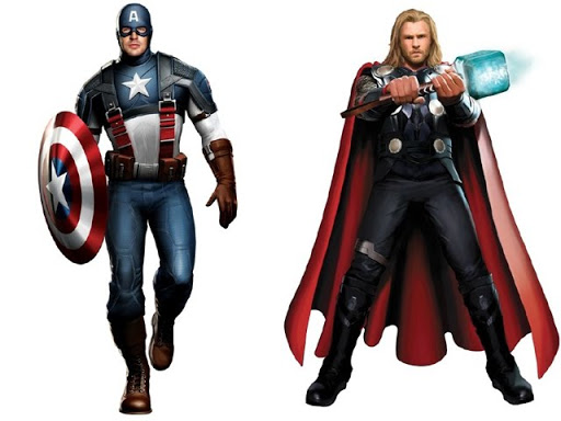 Veja como será o Thor e o Capitão América nos cinemas