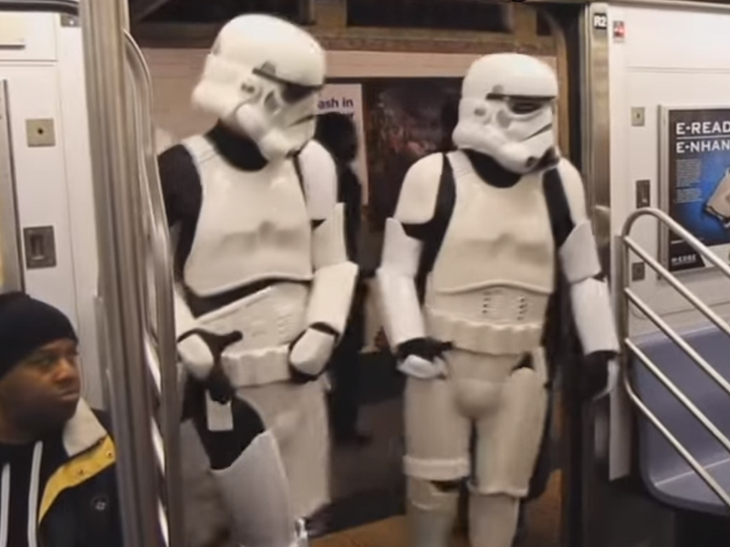 Star Wars no metrô